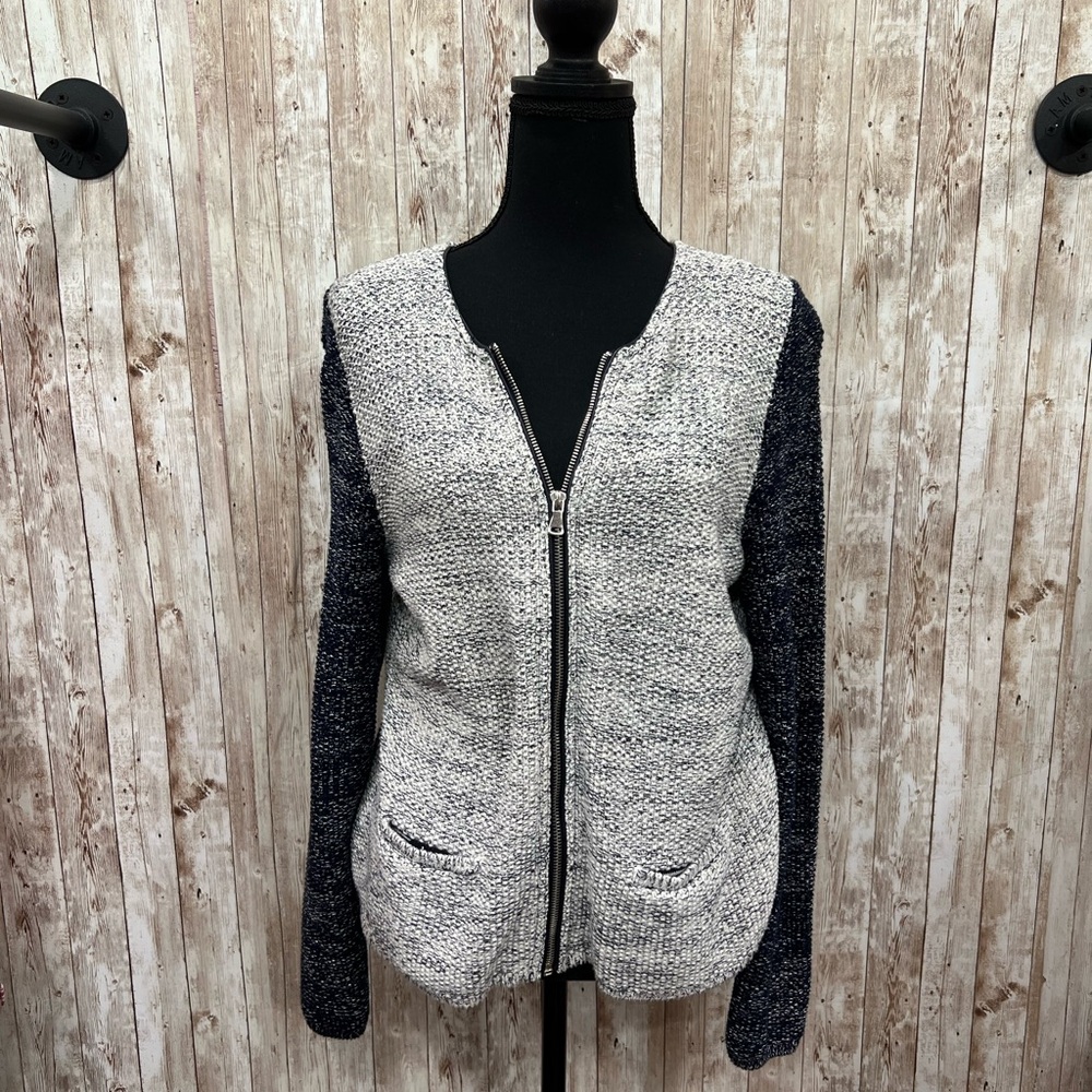 Talbots Zip-Up Cardigan - Size M